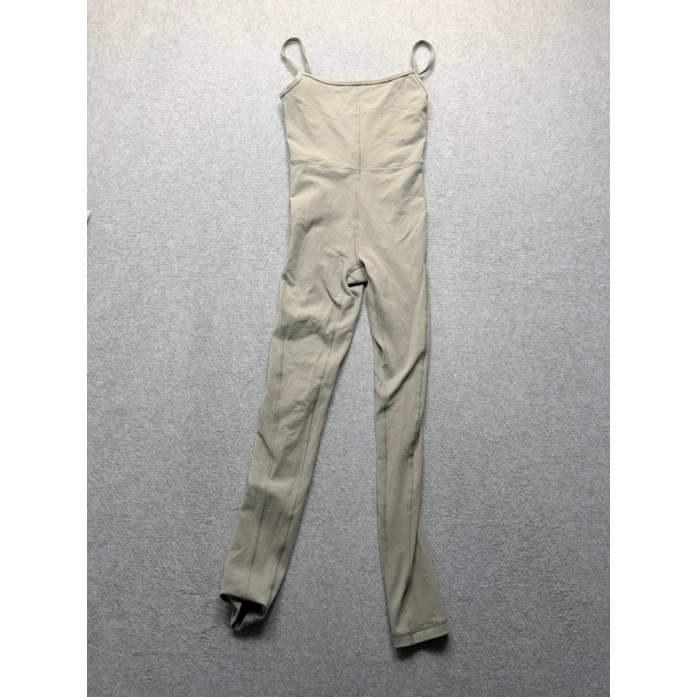 Wilfred Free Aritzia Divinity Jumpsuit Sage Green Spaghetti Strap 2XS
